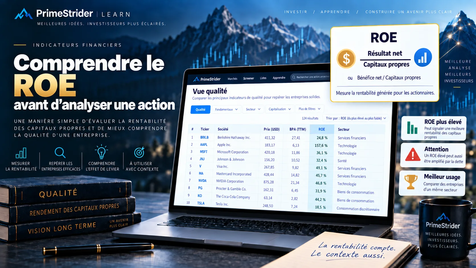 ROE : formule, calcul et interprétation de la rentabilité des capitaux propres